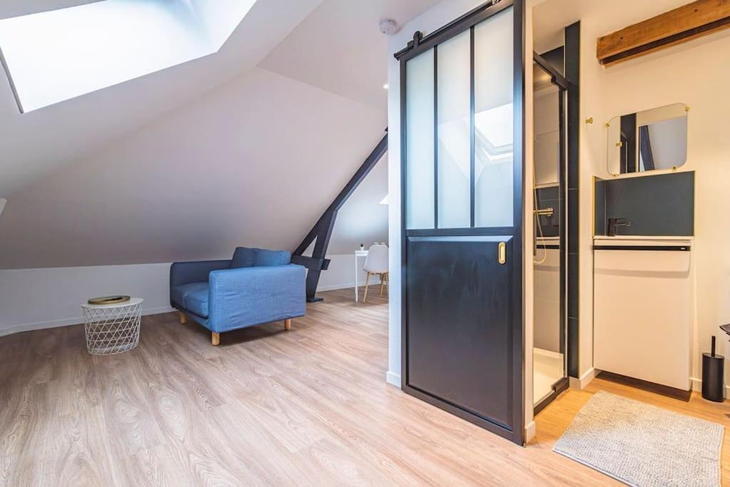 L'Azur Dore, Studio Pour 2 Voyageurs Isles-sur-Suippe Bagian luar foto