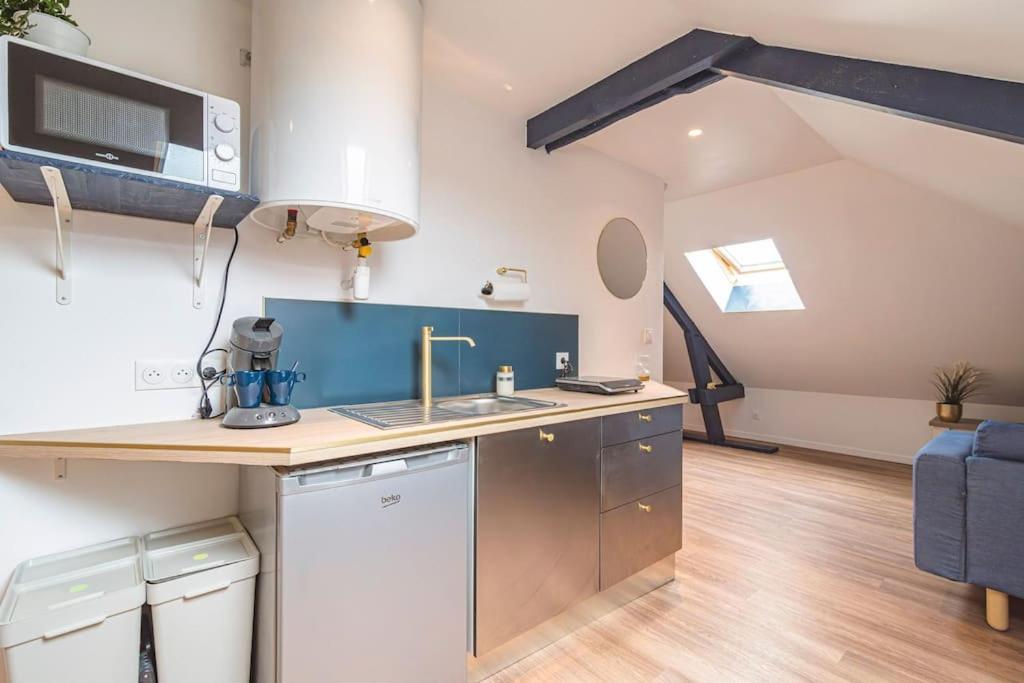 L'Azur Dore, Studio Pour 2 Voyageurs Isles-sur-Suippe Bagian luar foto